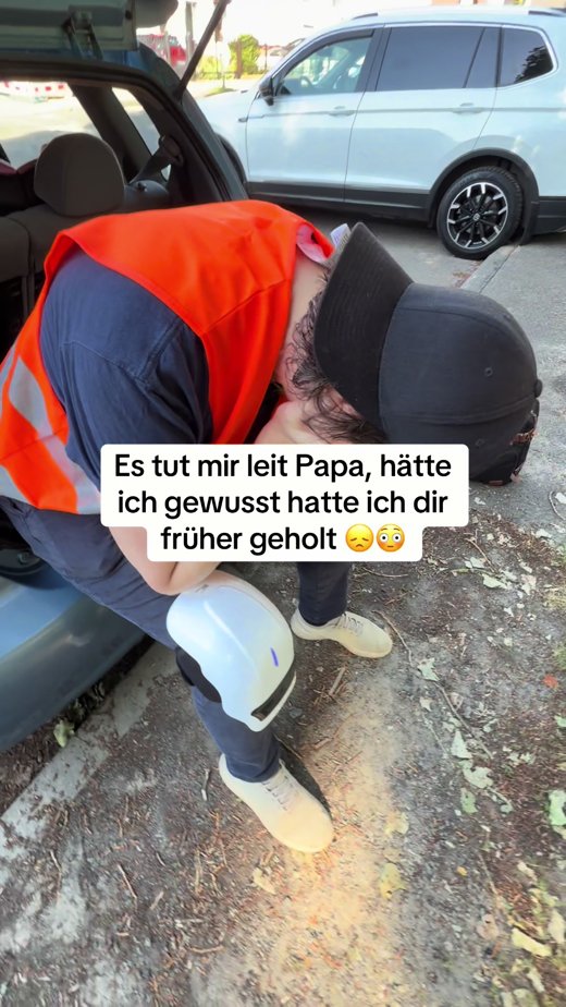 Knie-Massagegerät im Einsatz