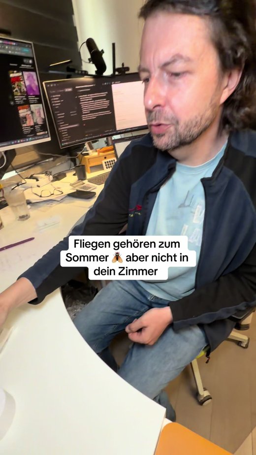 Fliegennetz als Ergänzung